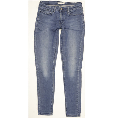 Levi's 710 Super Women Blue Skinny Slim Stretch Jeans W29 L31