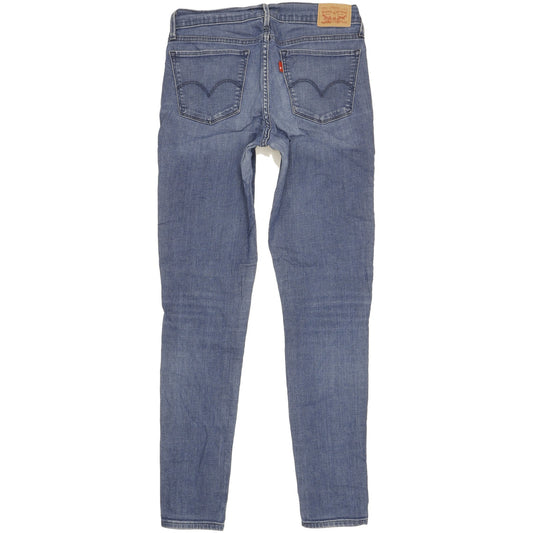 Levi's 710 Super Women Blue Skinny Slim Stretch Jeans W29 L31