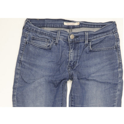 Levi's 710 Super Women Blue Skinny Slim Stretch Jeans W29 L31