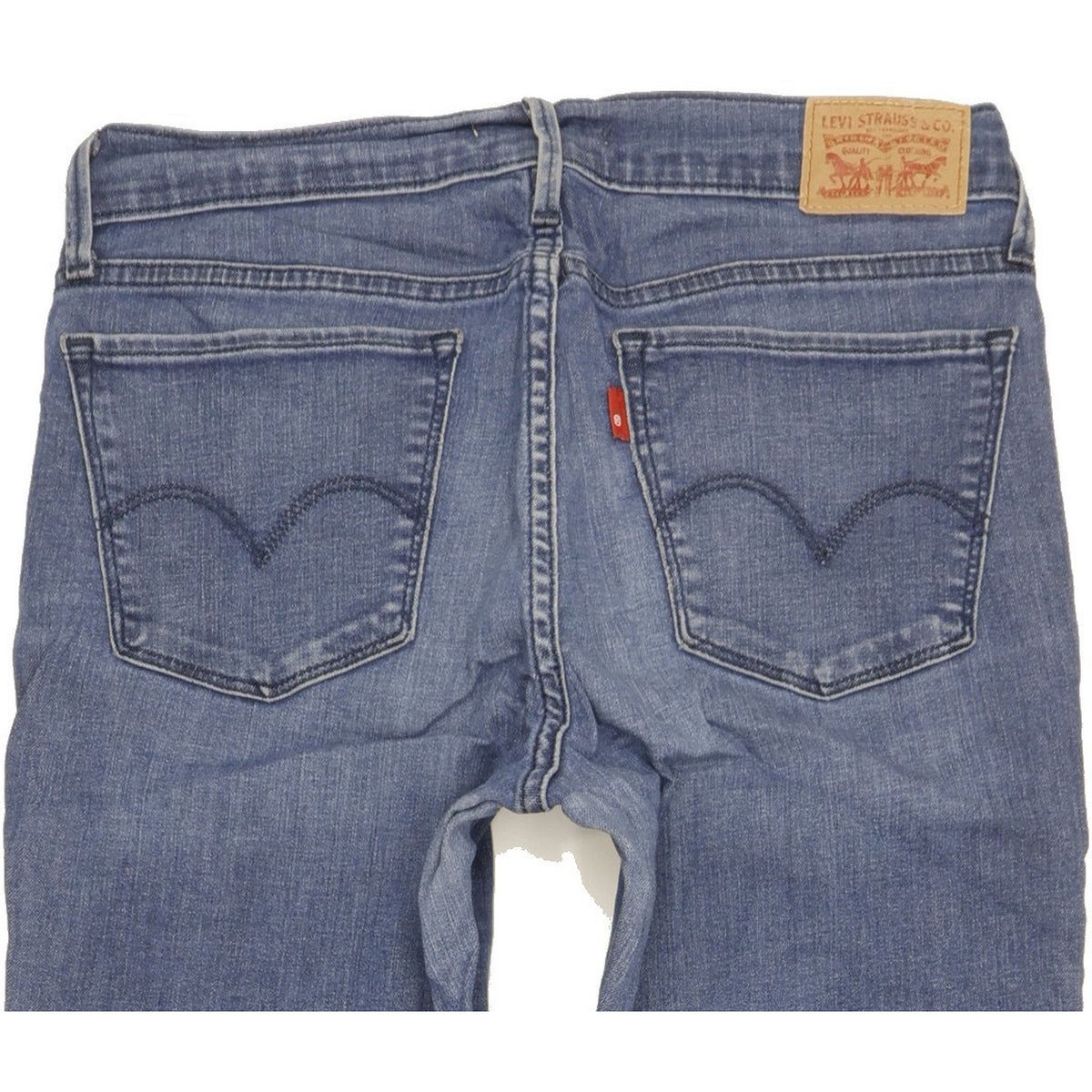 Levi's 710 Super Women Blue Skinny Slim Stretch Jeans W29 L31
