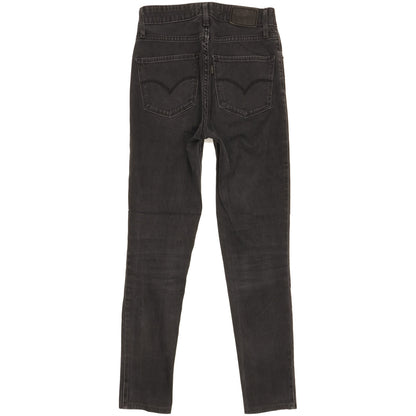 Levi's 721 Women Black Skinny Slim Stretch Jeans W24 L25