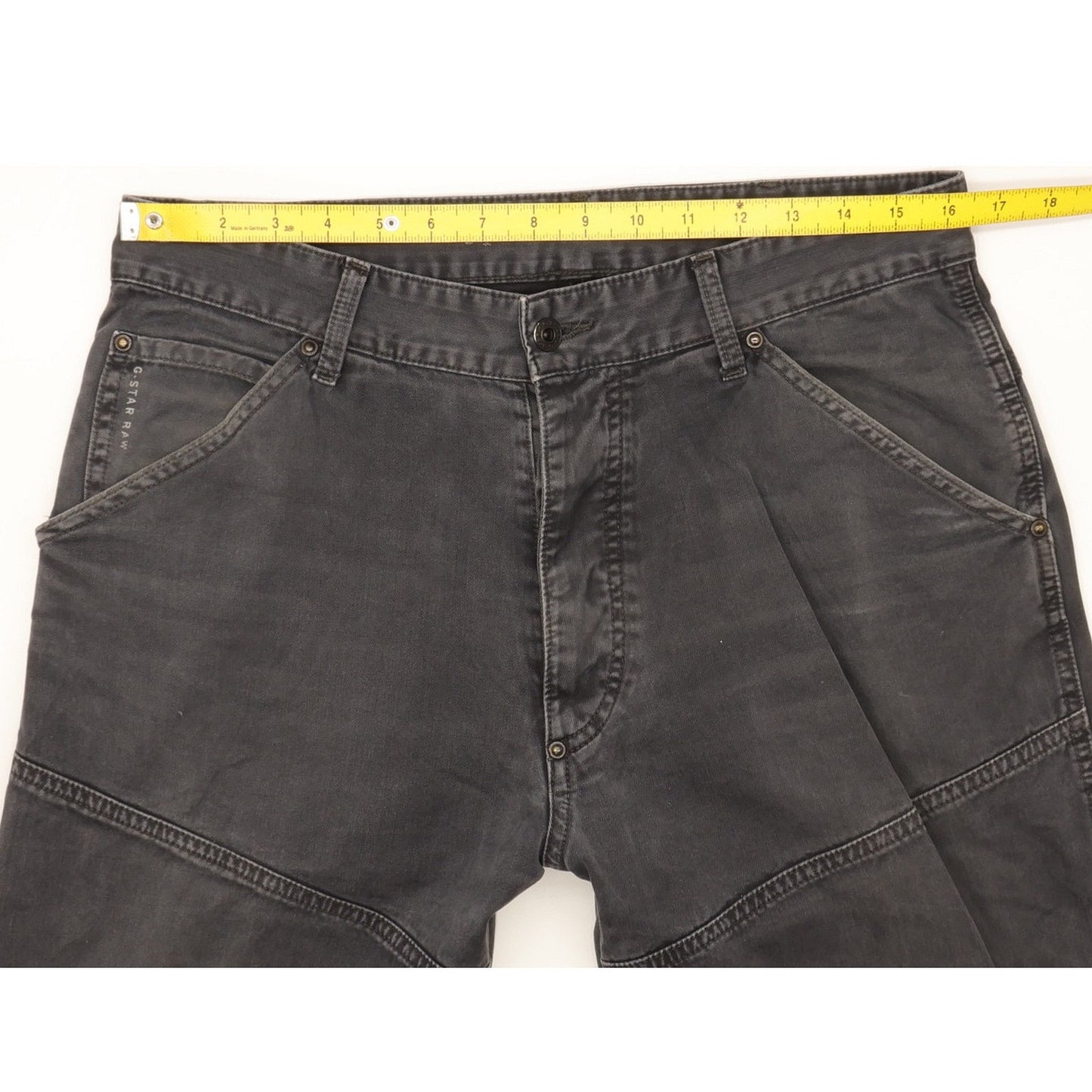G-Star 5620 3D Men Grey Straight Loose Jeans W33 L33