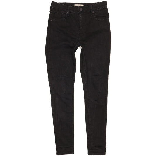 Levi's Mile Black Skinny Slim Stretch Jeans High Waisted W32 L32