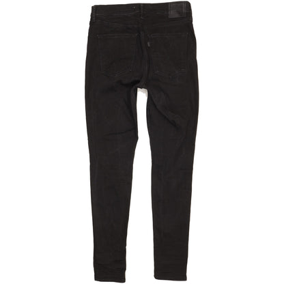 Levi's Mile Black Skinny Slim Stretch Jeans High Waisted W32 L32