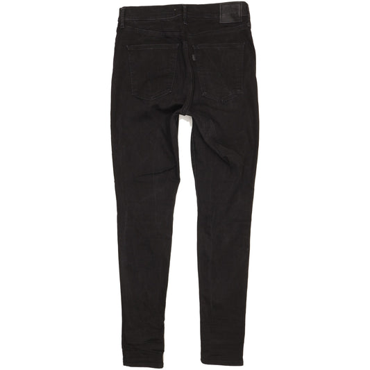 Levi's Mile Black Skinny Slim Stretch Jeans High Waisted W32 L32