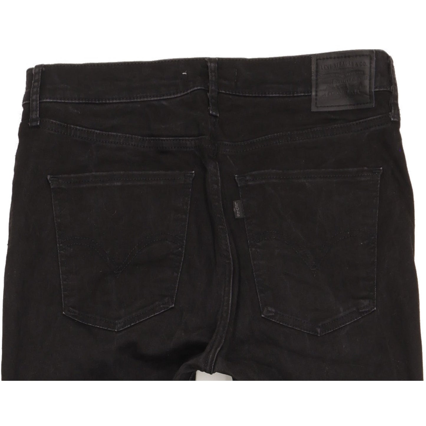 Levi's Mile Black Skinny Slim Stretch Jeans High Waisted W32 L32