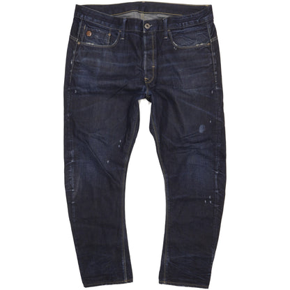 G-Star Type C 3D Men Blue Tapered Loose Jeans W38 L32