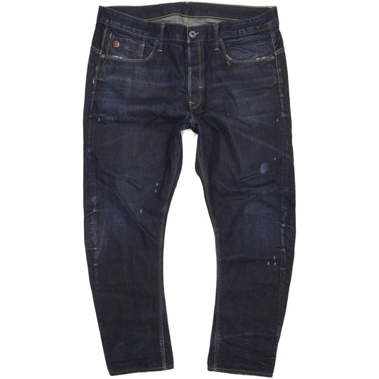 G-Star Type C 3D Men Blue Tapered Loose Jeans W38 L32
