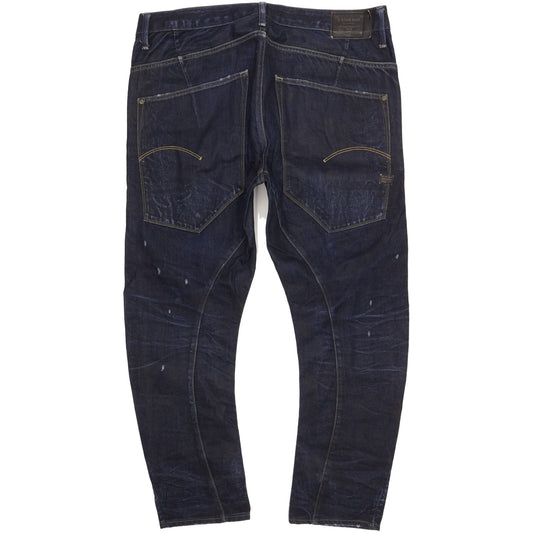G-Star Type C 3D Men Blue Tapered Loose Jeans W38 L32
