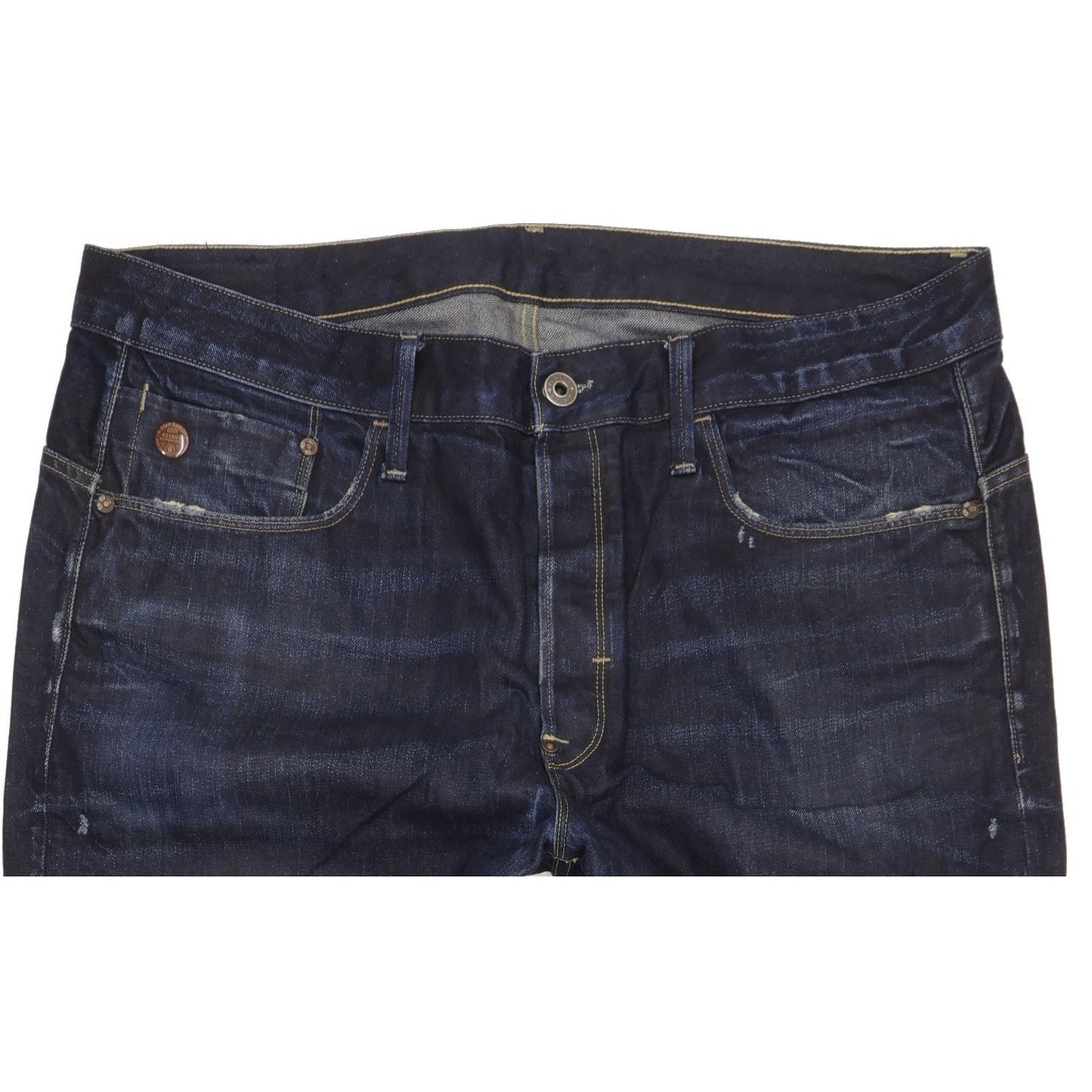 G-Star Type C 3D Men Blue Tapered Loose Jeans W38 L32