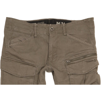 G-Star Rovic 3D Men Green Tapered Regular Stretch Jeans W34 L34