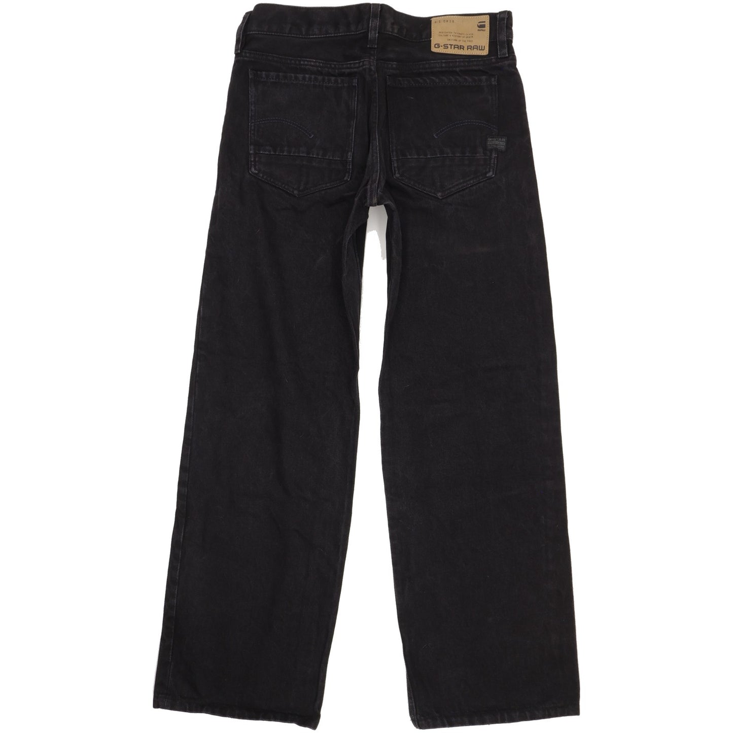 G-Star Judee Women Black Wide-Leg Loose Jeans W28 L32