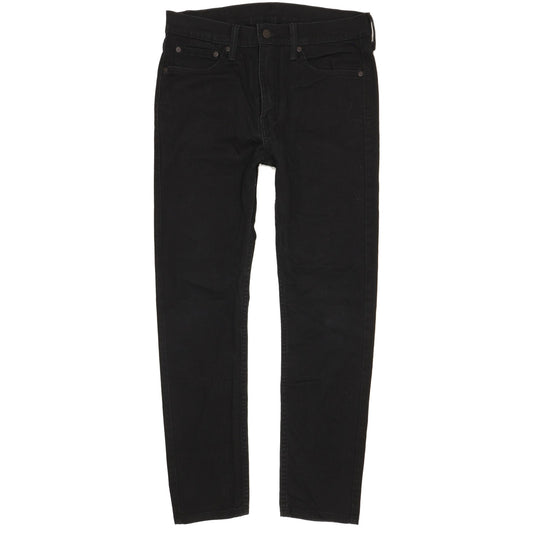 Levi's 510 Men Black Skinny Slim Stretch Jeans W32 L28
