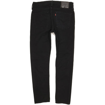Levi's 510 Men Black Skinny Slim Stretch Jeans W32 L28