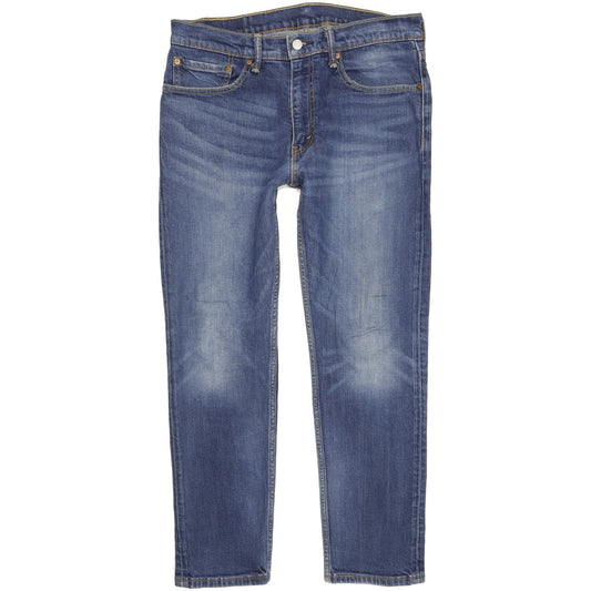 Levi's 502 Men Blue Tapered Regular Stretch Jeans W34 L28