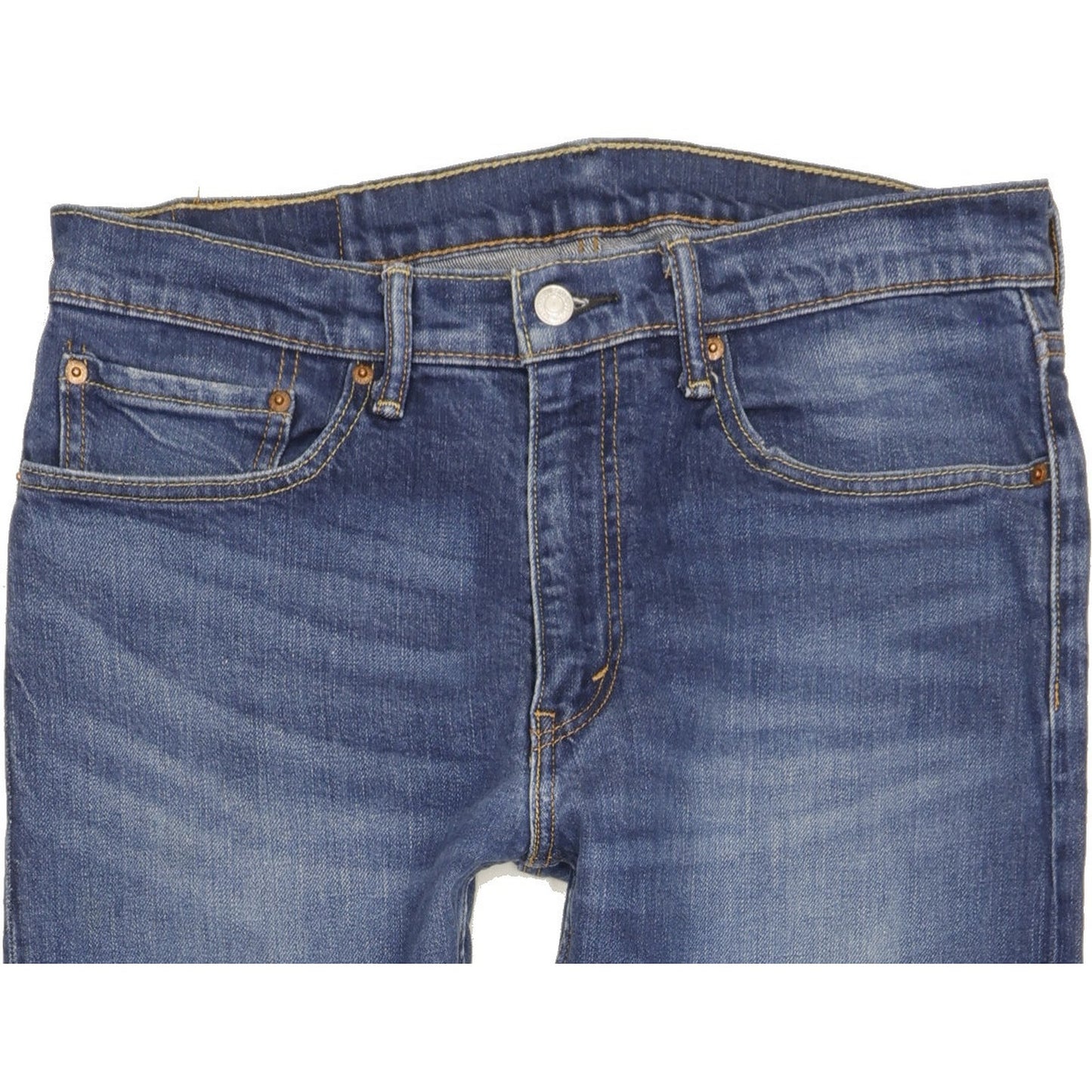 Levi's 502 Men Blue Tapered Regular Stretch Jeans W34 L28