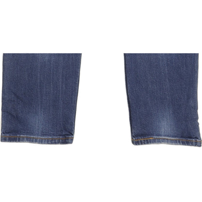 Levi's 502 Men Blue Tapered Regular Stretch Jeans W34 L28