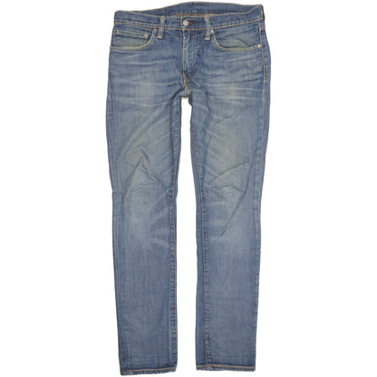 Levi's 511 Men Blue Straight Slim Stretch Jeans W34 L34