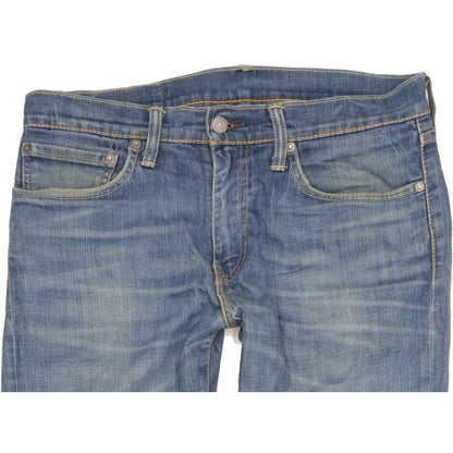 Levi's 511 Men Blue Straight Slim Stretch Jeans W34 L34