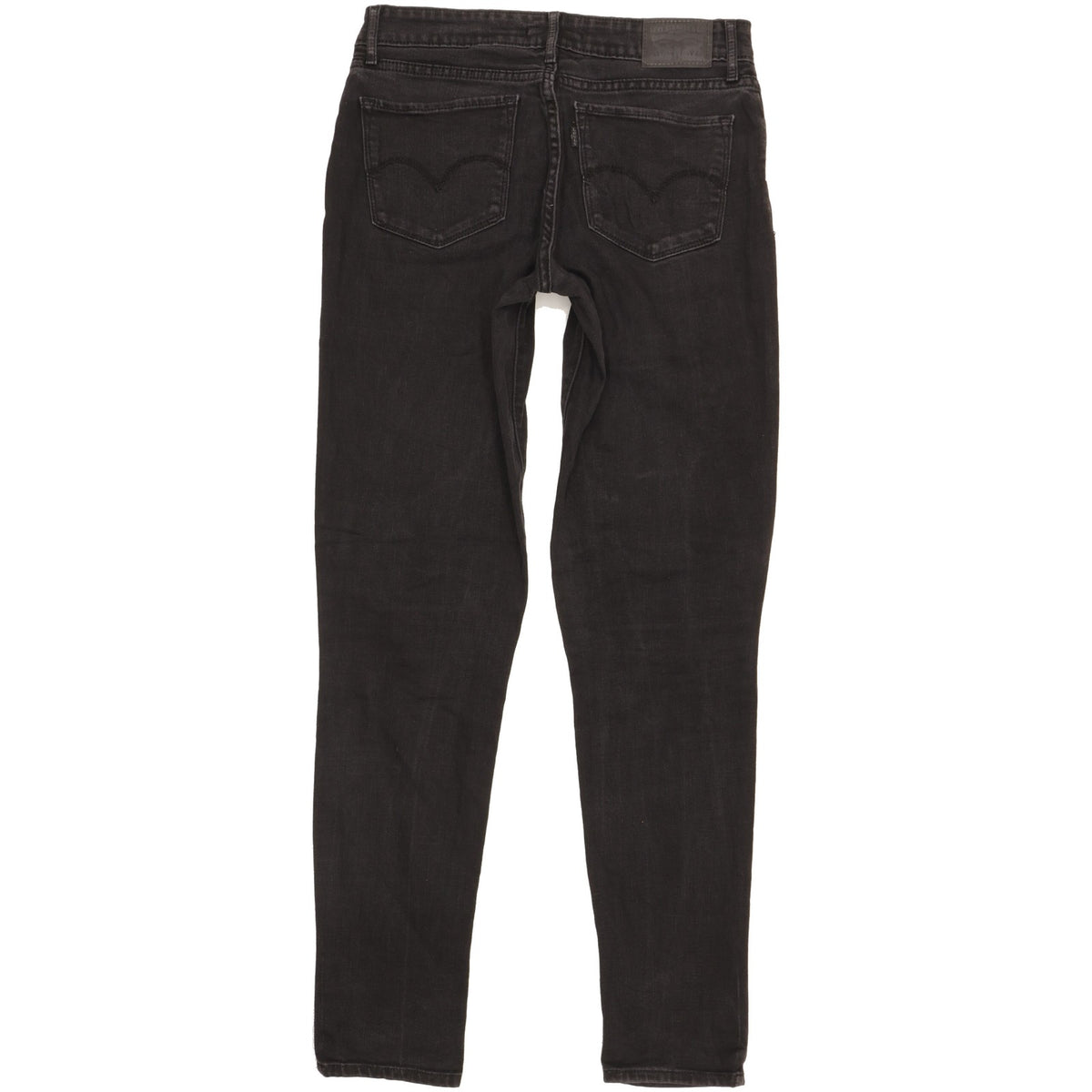 Levi's 711 Women Black Skinny Slim Stretch Jeans W28 L31