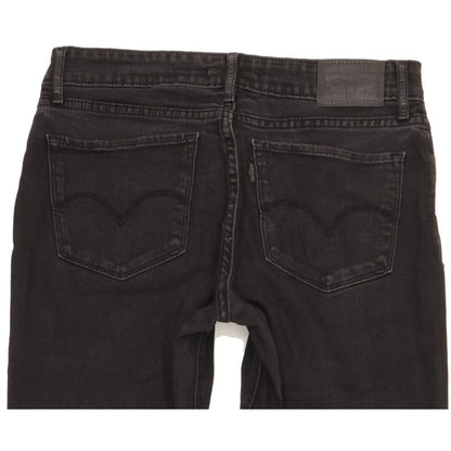 Levi's 711 Women Black Skinny Slim Stretch Jeans W28 L31