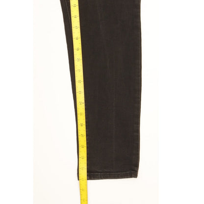 Levi's 711 Women Black Skinny Slim Stretch Jeans W28 L31