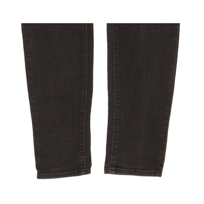 Levi's 711 Women Black Skinny Slim Stretch Jeans W28 L31