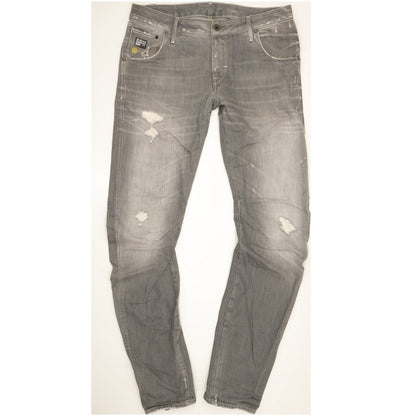 G-Star Arc 3D Men Grey Tapered Slim Jeans W34 L36