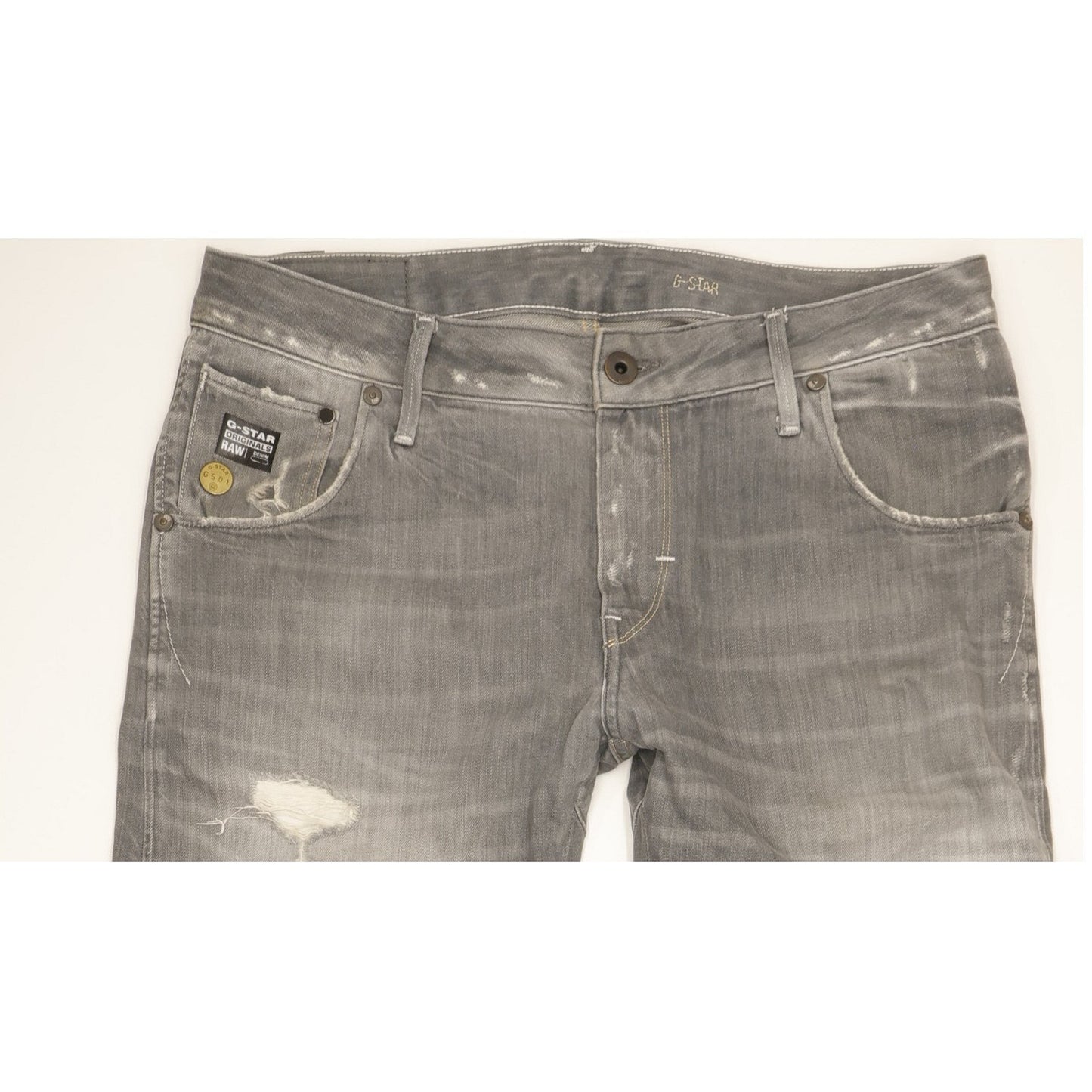 G-Star Arc 3D Men Grey Tapered Slim Jeans W34 L36