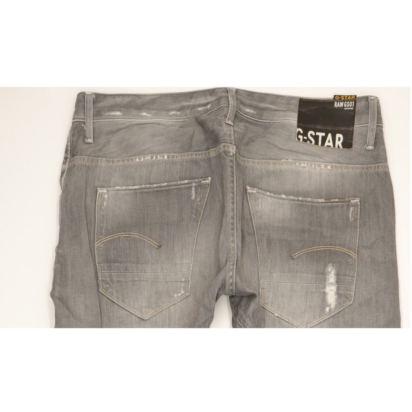 G-Star Arc 3D Men Grey Tapered Slim Jeans W34 L36
