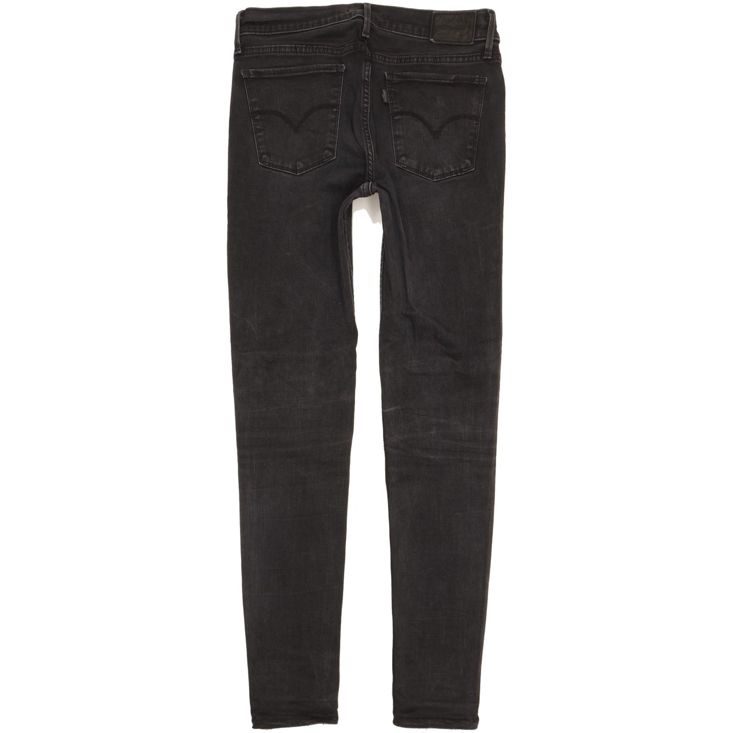 Levi's 710 Super Women Black Skinny Slim Stretch Jeans W29 L30