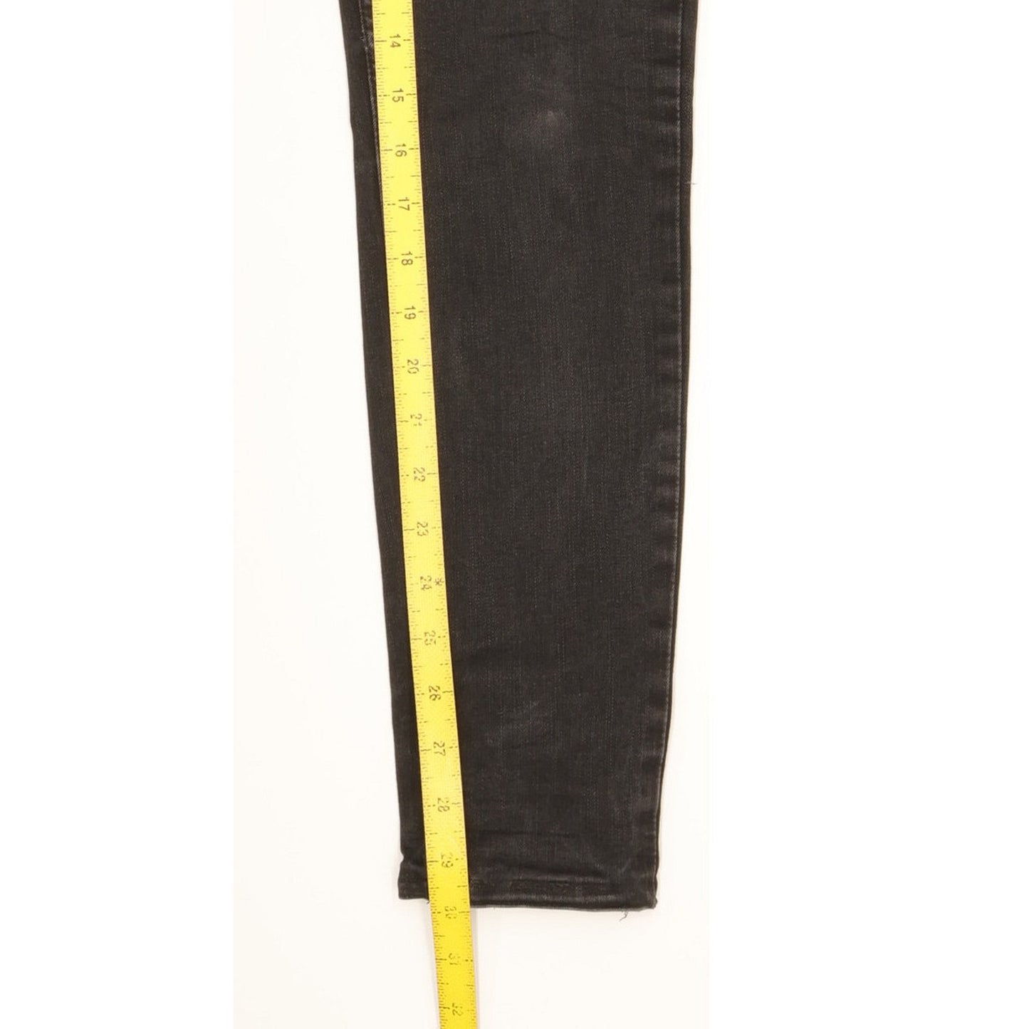 Levi's 710 Super Women Black Skinny Slim Stretch Jeans W29 L30