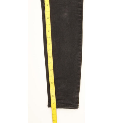 Levi's 710 Super Women Black Skinny Slim Stretch Jeans W29 L30