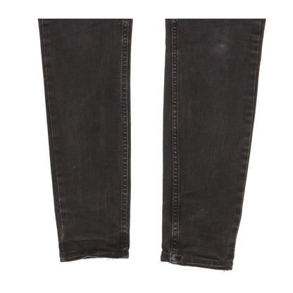 Levi's 710 Super Women Black Skinny Slim Stretch Jeans W29 L30