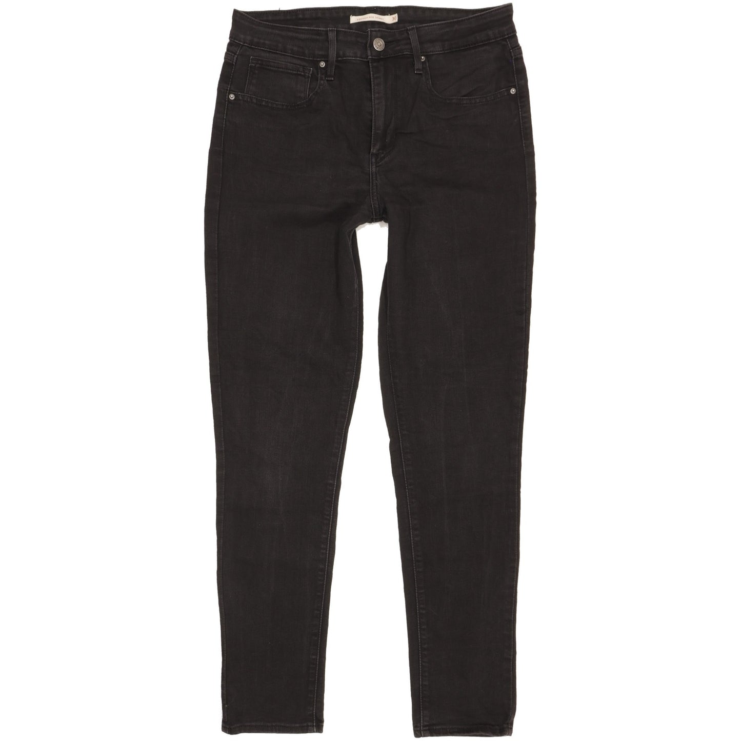 Levi's 721 Black Skinny Slim Stretch Jeans High Waisted W30 L30