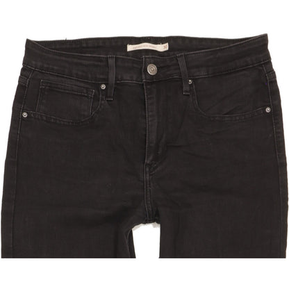 Levi's 721 Black Skinny Slim Stretch Jeans High Waisted W30 L30