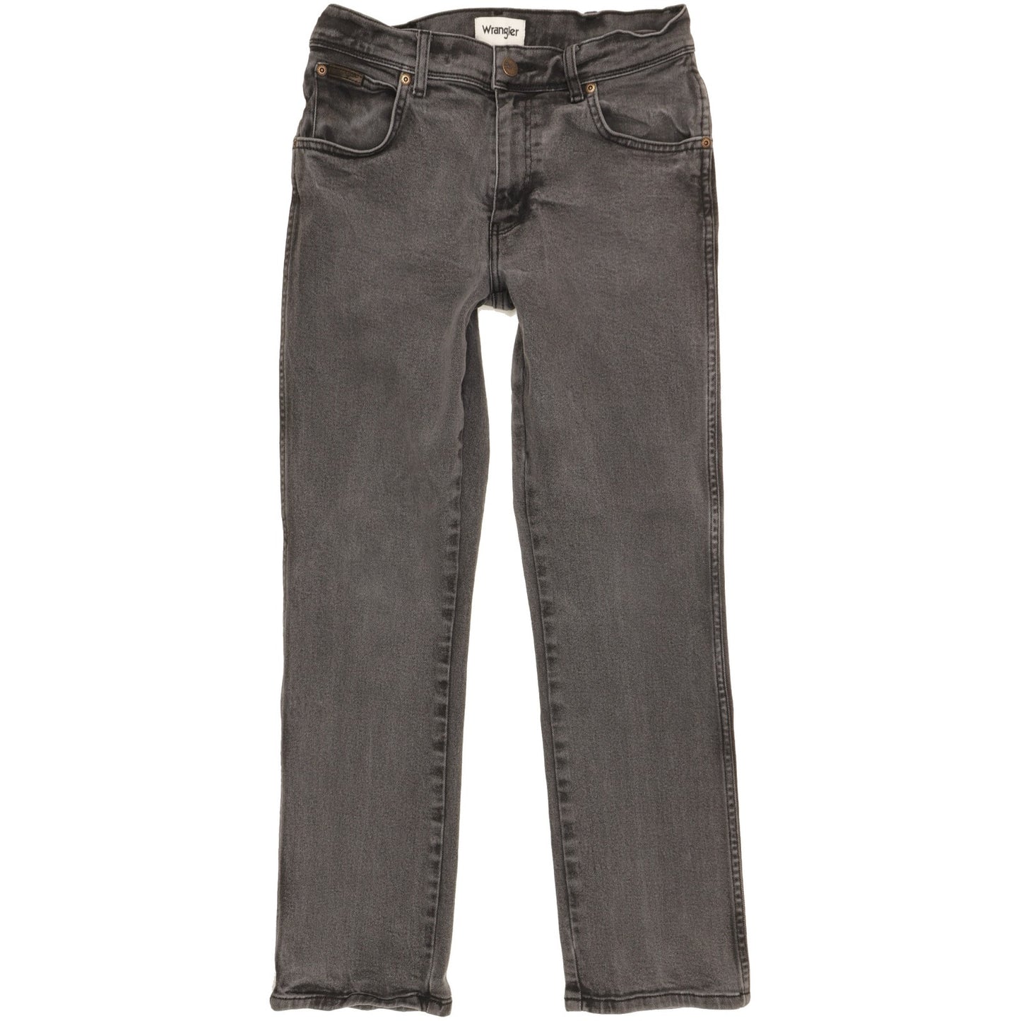 Wrangler Texas Men Grey Straight Regular Stretch Jeans W32 L29