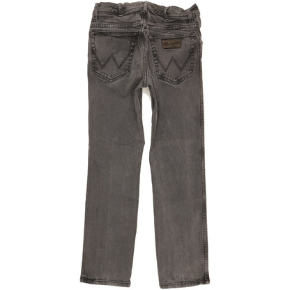 Wrangler Texas Men Grey Straight Regular Stretch Jeans W32 L29