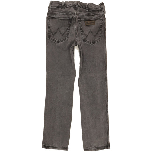 Wrangler Texas Men Grey Straight Regular Stretch Jeans W32 L29