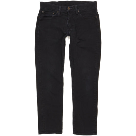Levi's 511 Men Black Straight Slim Stretch Jeans W32 L29