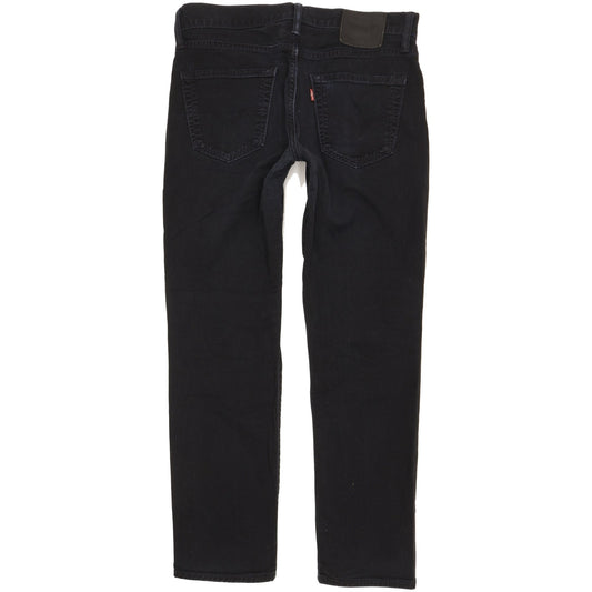 Levi's 511 Men Black Straight Slim Stretch Jeans W32 L29