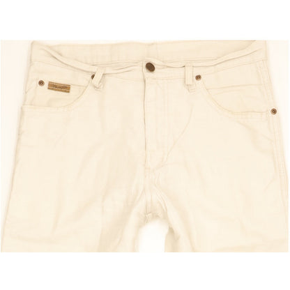 Wrangler Texas Men Beige Straight Regular Jeans W32 L33