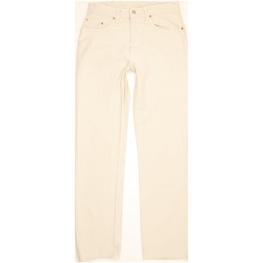 Levi's 505 Made in USA Men Beige Straight Regular Jeans W33 L34
