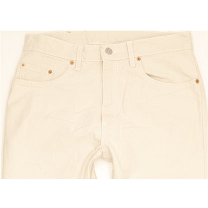 Levi's 505 Made in USA Men Beige Straight Regular Jeans W33 L34