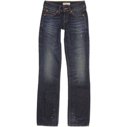 Levi's 470 Women Blue Straight Slim Stretch Jeans W27 L34