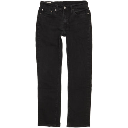 Levi's 514 Men Black Straight Slim Stretch Jeans W33 L31