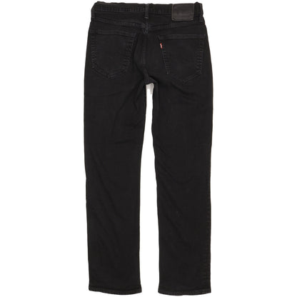Levi's 514 Men Black Straight Slim Stretch Jeans W33 L31