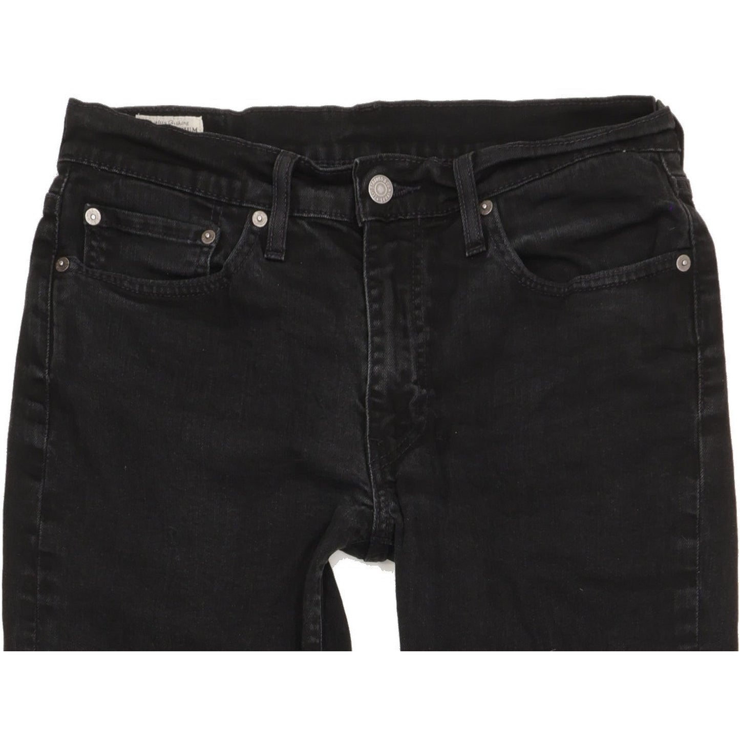 Levi's 514 Men Black Straight Slim Stretch Jeans W33 L31