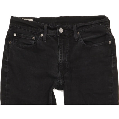 Levi's 514 Men Black Straight Slim Stretch Jeans W33 L31