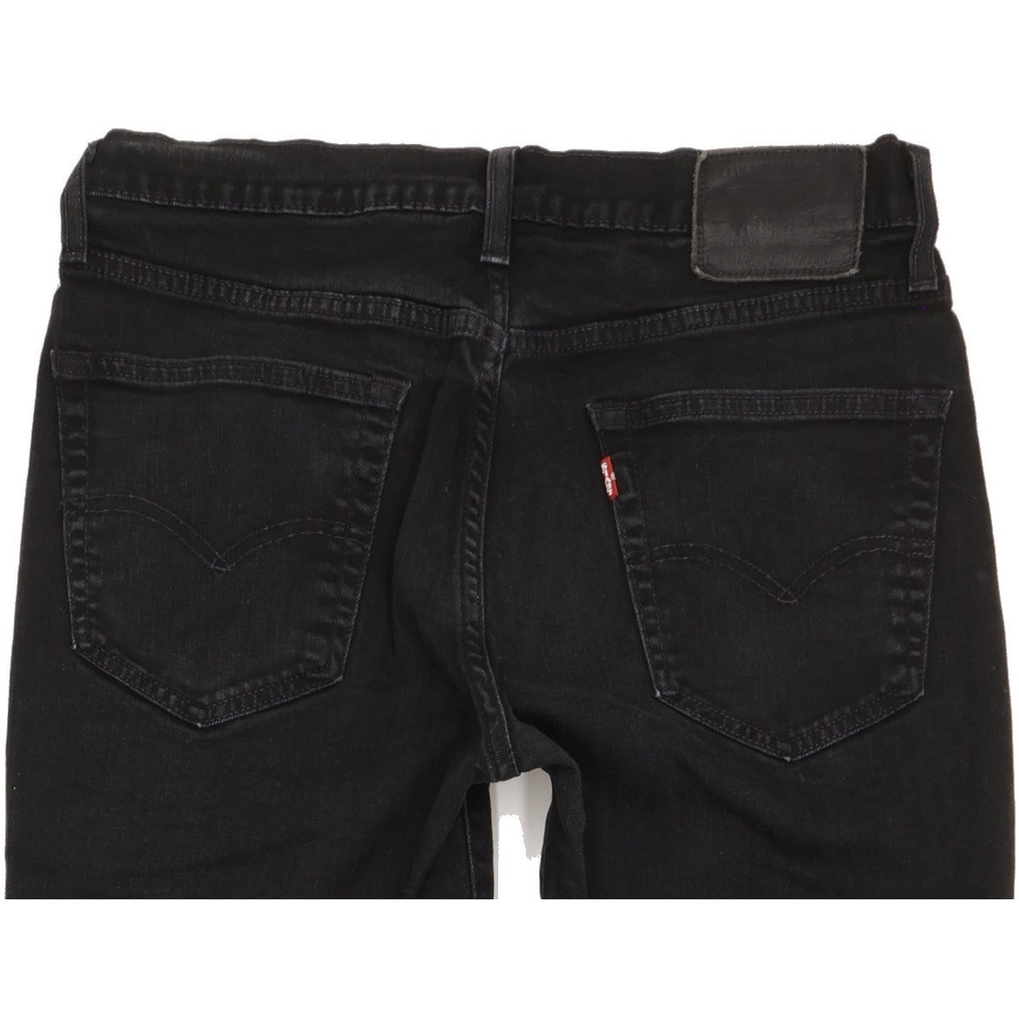 Levi's 514 Men Black Straight Slim Stretch Jeans W33 L31
